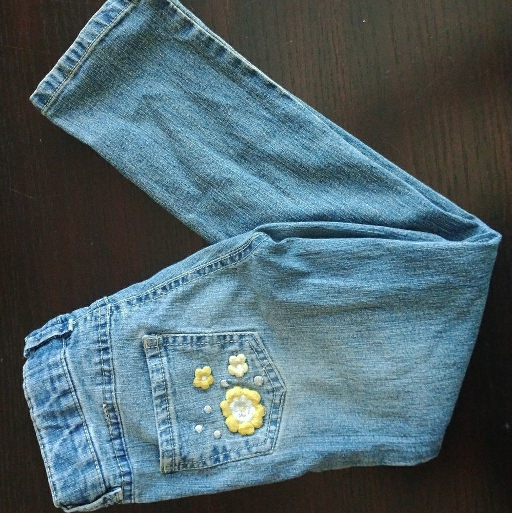Gymboree Jeans with flowers